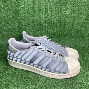 Adidas Superstar Xeno 2015 Herren Größe 10 grau + reflektierend D69367 " - Bild 1 von 8