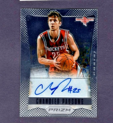 Panini Prizm Rookie 2012-13 certificado automático #73 Chandler Parsons Rockets Sp como nuevo Foto 1 de 2