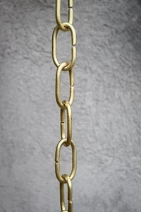 Long Brass Link - Professional Rain Chain Component - Damascus OR - Picture 1 of 3