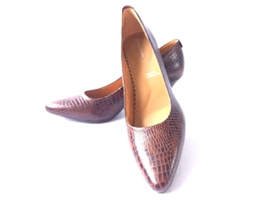 Rockport AdiPrene by Adidas Womens Heels Pumps Leather Brown Shoes Size 8.5 M - Picture 1 of 15
