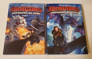 NEW SEALED Dragons Defenders of Berk Part 1 & 2 Comp Season 2 DVD w/ Slipcovers - Imagen 1 de 4