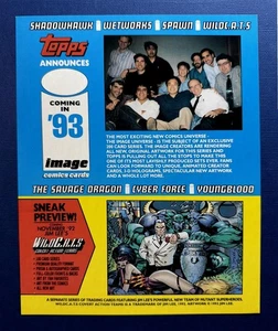 1992 TOPPS/IMAGE CARD SET PROMO SHEET (EX/NM) IMAGE FOUNDERS PHOTO / JIM LEE * - Picture 1 of 2