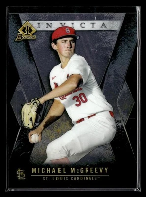 2021 Bowman Draft Michael McGreevy #BI-24 Bowman Invicta - Image 1 of 2