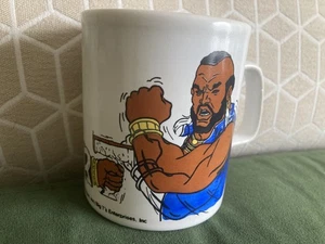 Vintage 1980er Kiln Craft The A-Team Mr T Neuheit TV verwandte Tasse - tolle Grafik - Bild 1 von 7