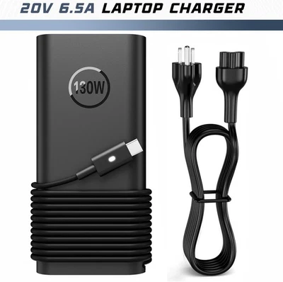 130W USB C Charger For Dell XPS 15 2in1 9575 Precision 5530 2in1 5550 5750 3560 - Image 1 of 4
