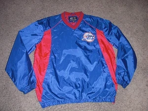 Vintage WINNIPEG JETS embroidered Pullover Jacket men's Large G-3 - Picture 1 of 7