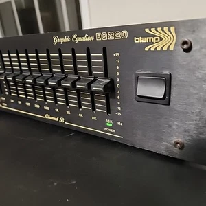 Biamp Graphic Dual Channel 10 Band Equalizer EQ220 - Picture 1 of 8
