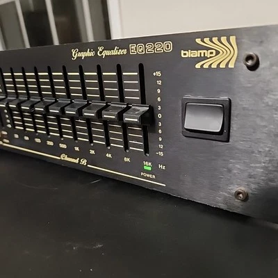 Biamp Graphic Dual Channel 10 Band  Equalizer EQ220  - Image 1 of 4