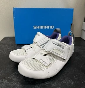 SHIMANO TR5 DONNA SCARPE CICLISMO SU STRADA EUR 39 US TAGLIA 7,5 - BIANCHE - Foto 1 di 5