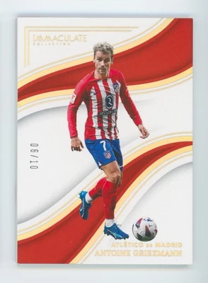 2023-24 Antoine Griezmann Panini Immaculate Gold Atletico Madrid Card 6/10 - Image 1 of 3