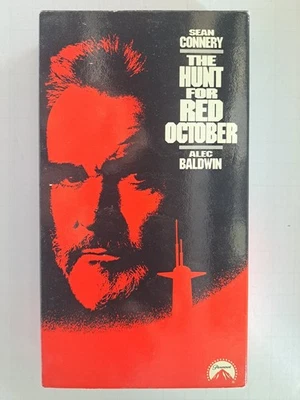 The Hunt for Red October VHS 1990 Action Thriller Original Release Paramount - Image 1 of 4
