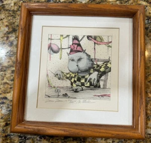 Art Bo Sterk Framed Lithos Zoom Zoom 37/125 Numbered Signed And Name Is Embossed - Picture 1 of 5