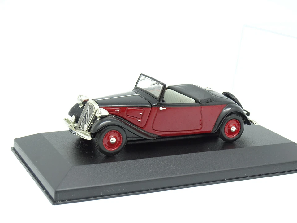 Nostalgie 1/43 - Citroen Traction 7 Roadster Nero E Rosso - Immagine 1 di 1