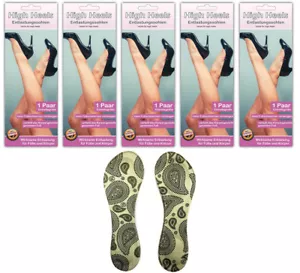 5 Paar Schuheinlagen High Heels | Pumps Entlastungssohle | Einlegesohle Sohle - Bild 1 von 3