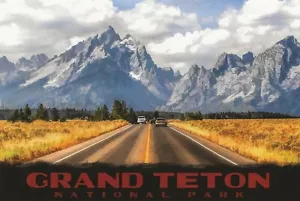 Postcard Wyoming Grand Teton National Park MINT Unused - Picture 1 of 1