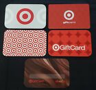 Target Logo 5 Assorted Gift Card Lot NO $ Value Collectible Only
