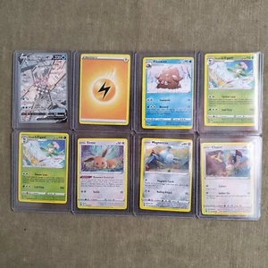Pokemon Cards Lot of 8 Pokemon Cards: Palkia, Eevee, Energy and more - Picture 1 of 4