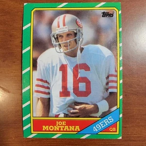 1986 Topps NFL Joe Montana Card # 156 San Francisco 49ers HOF - BOOK PRICE $10 - Picture 1 of 2