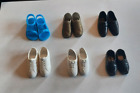 Vintage Lot of Ken Doll Shoes 6 Pairs - Loafers Sandals Tennis Shoes