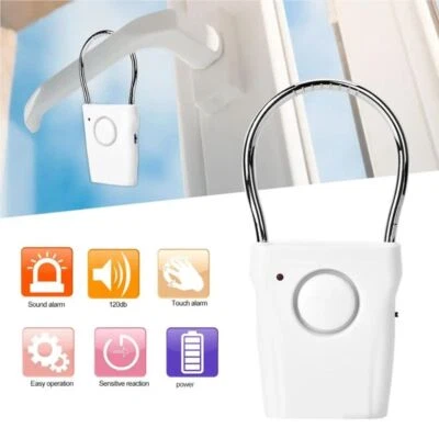 Door Handle Alarm Portable Window Alarm 120dB Door Security Alarm Home Security - Image 1 of 4