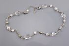 Silpada Sterling Silver N1602 Freshwater Pearl Crystal Quartz Necklace 16"