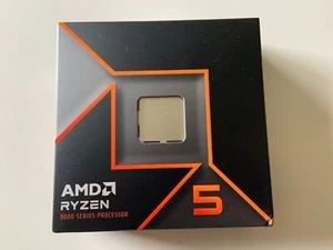 NEW AMD Ryzen 5 9600X 6-Core 12-Thread Desktop Processor Unlocked SEALED $280 - Photo 1/6