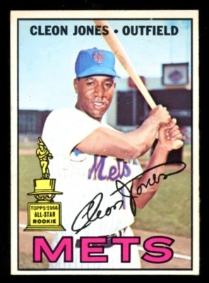 1967 TOPPS OPC O PEE CHEE БЕЙСБОЛ #165 CLEON JONES NM N Y METS ALL STAR дебютант - Изображение 1 из 2