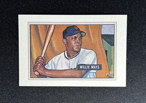 1989 Bowman Willie Mays 1951 Rookie Reprint Baseball Card RC Giants HOF