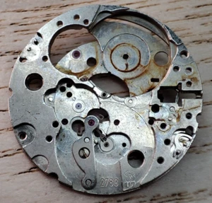 ETA 2783 Watch - Main Plate - Platina - Part 25.9 mm For parts and spares - Picture 1 of 4