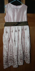 Sweet Kids Girl's Special Occasion Taffeta Dress Size 8 - Picture 1 of 7