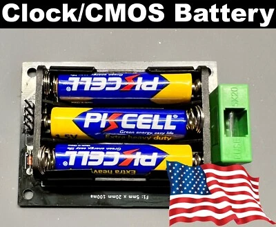 New Motherboard BIOS CMOS Clock RTC AAA Battery Kit for Vintage Retro Computers - Image 1 of 4