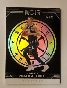 Nikola Jokic ICON EDITION Noir 2019 /25 MVP NBA CHAMPION 