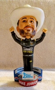 Nascar's Jimmie Johnson Bobblehead - 2018 Texas Motor Speedway-Blue Bunny - Picture 1 of 5