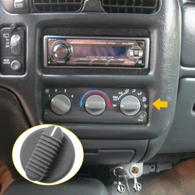 Ajuste para GMC 1998-2005 Jimmy 1998-2004 Sonoma aire acondicionado temperatura control de clima perilla negro Foto 1 de 4