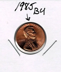 1985 BU Lincoln Cent W/ Multiple Irregularities on Coin - Picture 1 of 2
