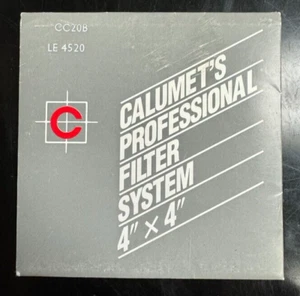 Calumet 4"x4" Professional Photography filter (CC20B) - Picture 1 of 1