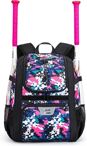 Youth Baseball & Softball Backpack with Shoes Compartment for Kids - Picture 1 of 12
