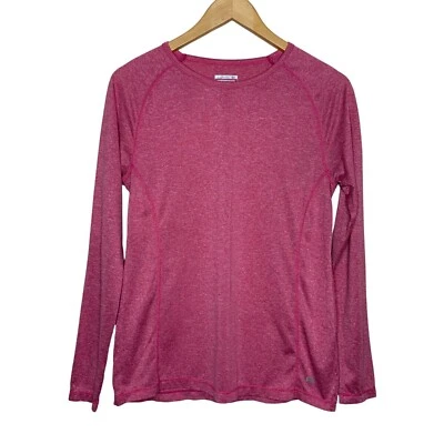 Layer 8 Performance Long Sleeve Tee Shirt Qwick-Dry Pink Athletic Women's Size L - Image 1 of 4