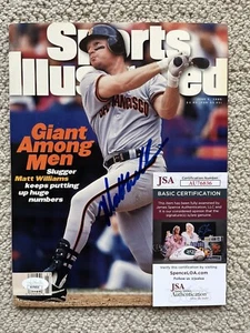 Matt Williams Signed June 5, 1995 Sports Illustrated Magazine No Label JSA COA - Picture 1 of 5