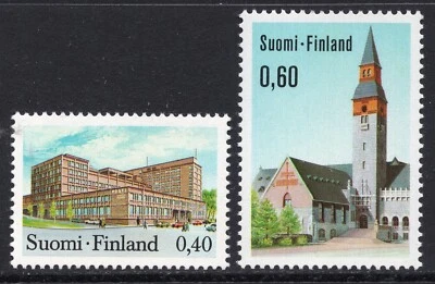 2182 - Finland 1973 - The Post Office in Tammerfors -The National Museum-MNH Set - Image 1 of 2