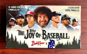 2023 Topps X Bob Ross The Joy Of Baseball Happy Little Box - Factory Sealed