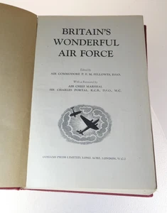 Britains Wonderful Airforce RAF Air Commodore PFM Fellows DSO 1943 Odhams - Picture 1 of 9