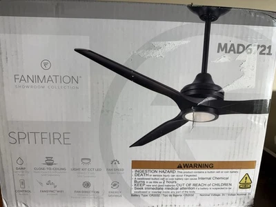 Fanimation Spitfire (Motor only), Black - MA6721BBL Brand New - Image 1 of 3