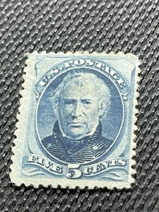 Antigua estampilla de Estados Unidos de 1879 Scott #184 George Washington como nueva con bisagras CV $500 - Imagen 1 de 2