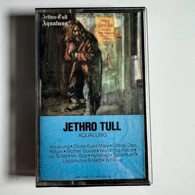 Jethro Tull – Aqualung (Chrysalis FVT 41044, 1973 issue) Rock Cassette Tape - Image 1 of 2
