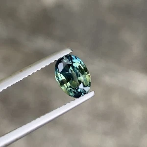 Sparkling 1.65ct Teal Sapphire - 7mm Oval Cut Loose Gemstone - Madagascar Origin - Picture 1 of 20