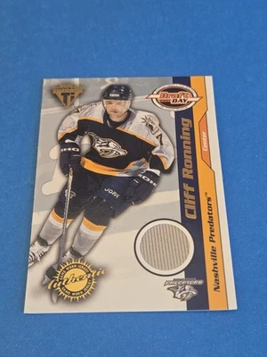CLIFF RONNING - 2000-01 PACIFFIC PRIVATE STOCK TITANIUM DRAFT DAY JERSEY /520 - Image 1 of 2