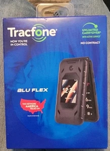 TRACFONE NEW BLU FLEX (FLIP) 8GB BLACK PREPAID - Picture 1 of 3