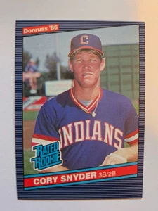 1986 DONRUSS CORY SNYDER RATED ROOKIE #29 NM - Picture 1 of 1