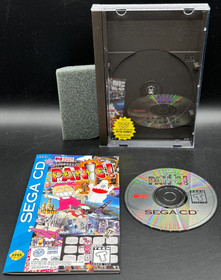 Panic Sega CD CIB Complete W/ Manual & Registration Card Authentic Data East